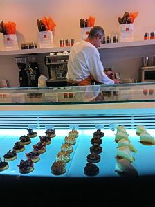 Chuck Gabbitas preparing a treat.