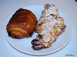 Pain au Chocolate and Almond Croissant