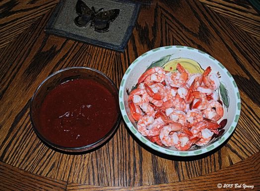 Steamed Shrimp and Fresh Dipping Sauce
