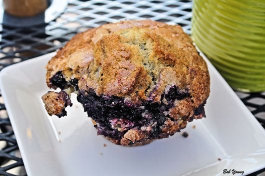 Miss Donna's Blueberry Muffin.