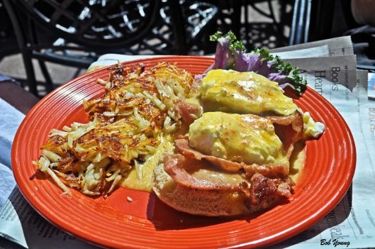 Robin had Eggs Benedict. 