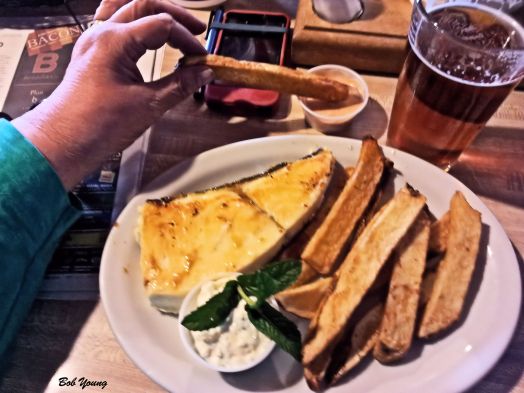 Ben's Crow Inn Halibut Plate
