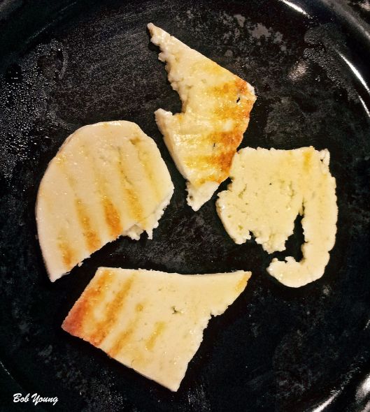 Cristi is learning to make cheese. Here is one she made and it was good!