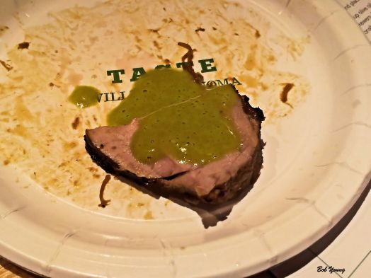 Pork Loin. I'll post the recipe for the sauce tomorrow.