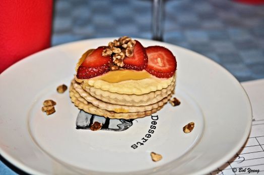 Torta De Hojas 2011 Tabali Cab/Syrah 14.5% alc. French oak. full bodied and a great ending to the evening