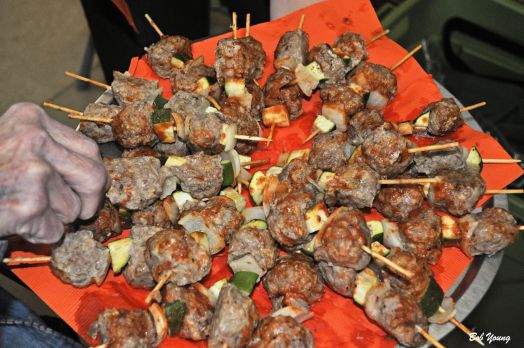 Kabobs with Zucchinni