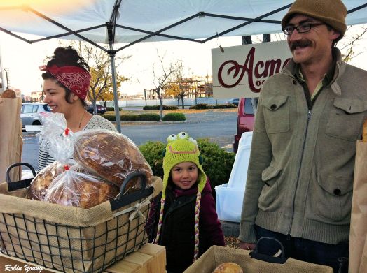 Acme Bakeshop, Michael and Soraya and Friend Maria from Rice Family Farms.