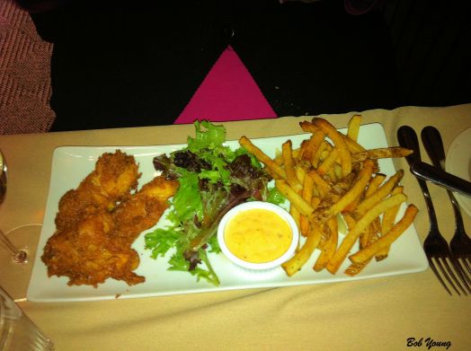 Fish and Chips Green Salad