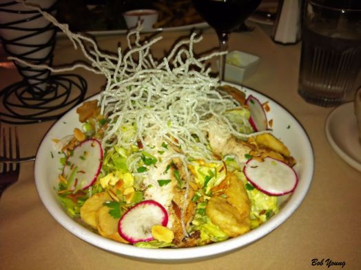 Asian Grilled Chicken Salad with Curry Dressing