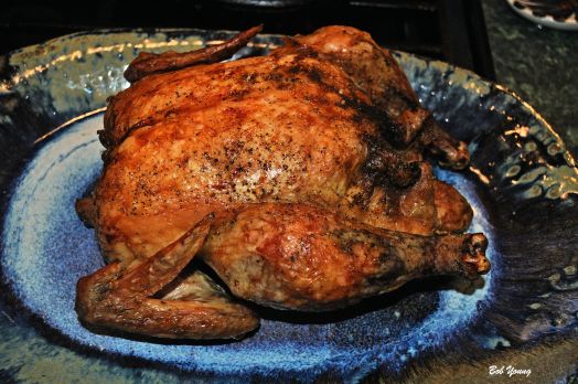 5-Hour Roasted Chicken cooling