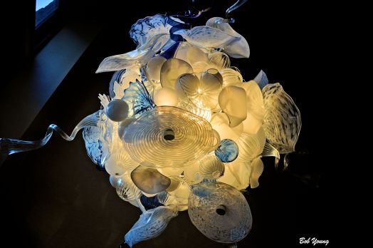 Neither this lamp, nor the one above, were made by Chihuly, but rather by a local artist. They are simply marvelous. 
