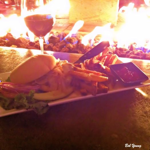 Bob had aa Pub Burger.