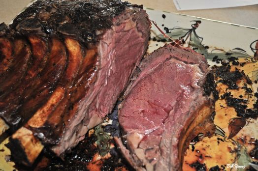 Rib-Eye Roast. It was awesome. Done to perfection, tender and juicy. Thank you Homestead Farms for such a great roast!!