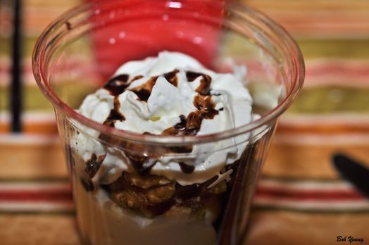 Brownie Tiramisu Such a delight to end the dinner with this. Great ending! 2011 Renwood Zinfandel 14.5% alc. just OK with the dessert. Almost to big for the chocolate. [17] $15.00