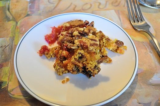 Robin made this Cherry Pineapple Dump Cake Dump it all together and bake it. Delicious!