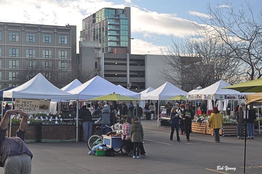 Market overview before it opened this morning. It is open every Saturday now from 9:00am - 1:00pm.