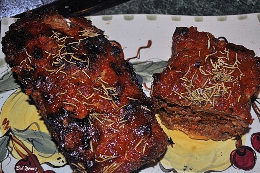 Ridge Winery Lamb Meatloaf cooling.