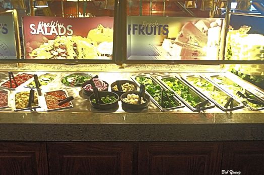 At least 3 types of lettuce for your salad. And great toppings, too. I'd go back just for the salad bar! It's that good.