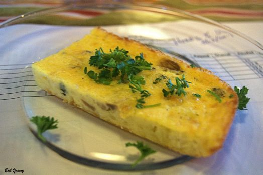 Herbed Quiche 2012 Wente Chardonnay 13.5% alc.a wonderful chardonnay with this quiche. [19]