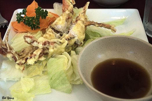 For an appetizer, I had this delicious Shof Shelled Crab. The batter was so very light and the crab so delightfully mild and delicious.