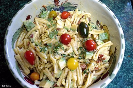 Bacon and Avocado Pasta Salad