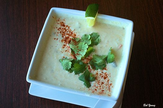 A wonderful Coconut Soup to star thing off with. And housemade, as is most of their food, salad, sandwich, soup and dessert selections.