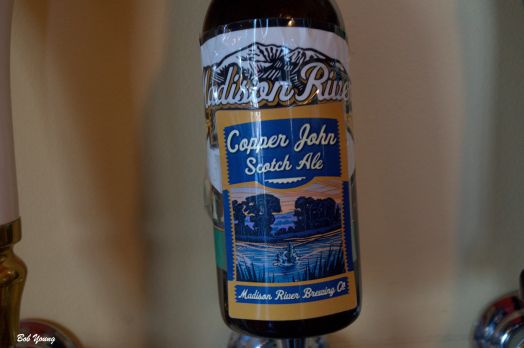 One of the beers on tap and ready for your growler or steim.