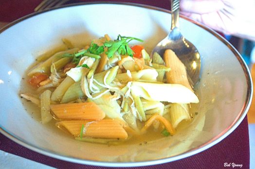 Piedmont Autumn Soup (Super good!) 2011 Piemonte Barera 13.5% alc. general appeal was good. a strong Barbera. $15 [15]