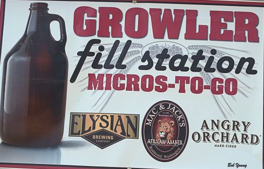 The new sign on the building by the entrance. There is also a very bright red and green sign on State Street.