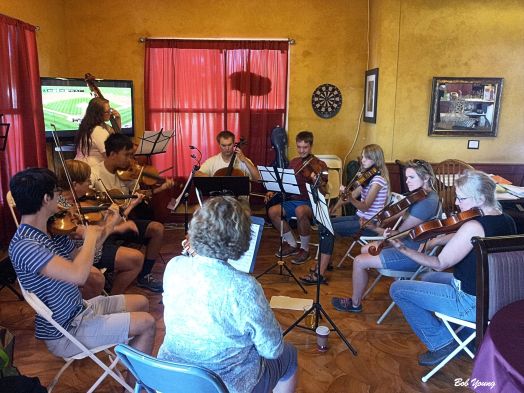 Some of the talented musicians that played tonight.