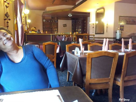 We arrived at Bombay Grill about 10 minutes before they opened. We were some of the first to be seated. Here you can see the interior of the restaurant.