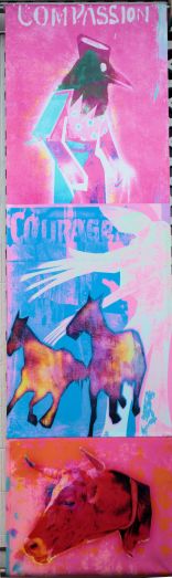 Artwork at the entrance.