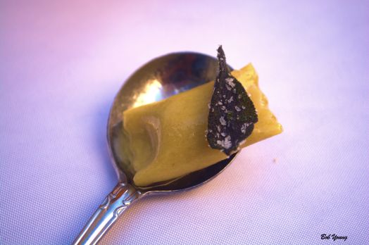 Butternut Agnolotti with Sage Monte