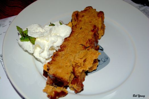 Peanut Butter and Chocolate Loaf 2008 Quinta Do Noval Port 19.5% alc. went well with the chocolate [18] Good dessert.