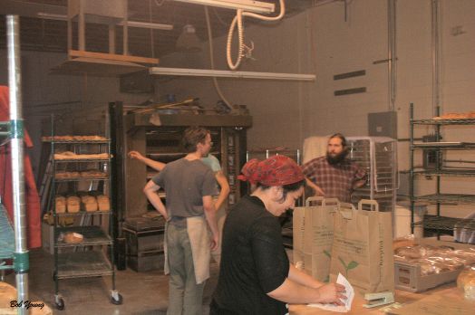 Soraya works on the orders.