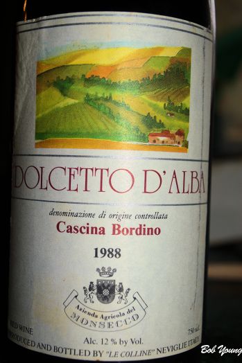 Wine for the Bolognese. This is what I used in the sauce.