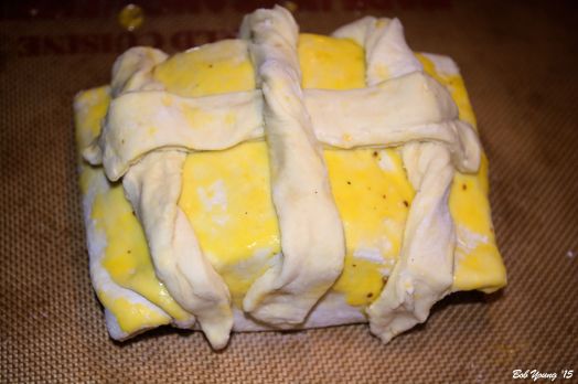 The salmon packet is ready to go into the oven at 400 degrees F for about 25 minutes.