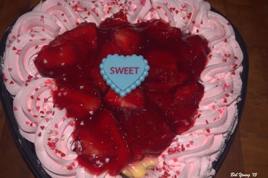 Strawberry Boston Chocolate Cake