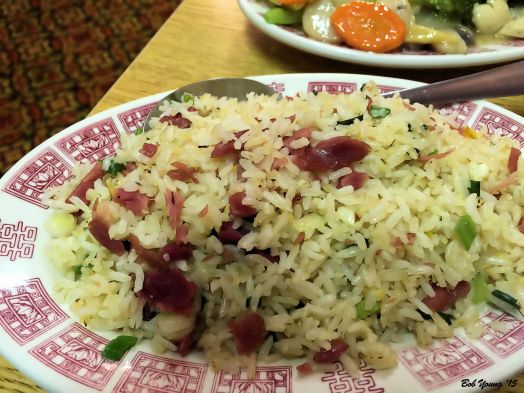 Pork Fried Rice I think this was warmed over from earlier in the day.  It had the consistency and flavor of "left overs".
