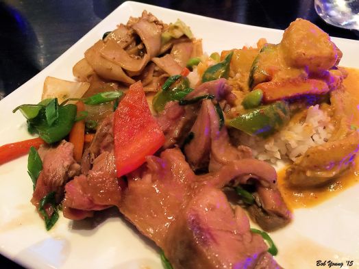 Duck, Noodles and Curry on Rice