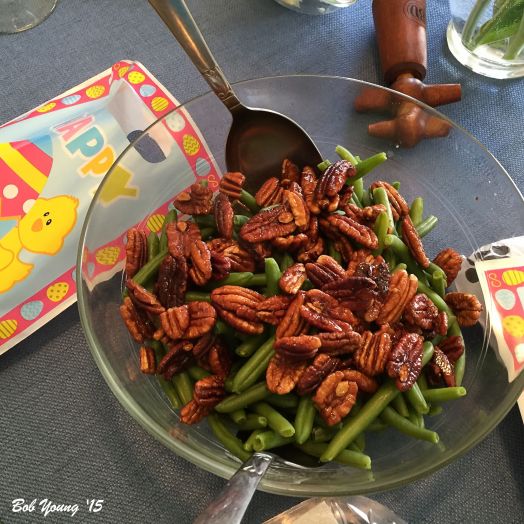 Green Beans with Candied Walnuts