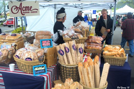 Buy some awesome bread from the Acme Bake Shop! Super good Old World Rye and Sourdough.