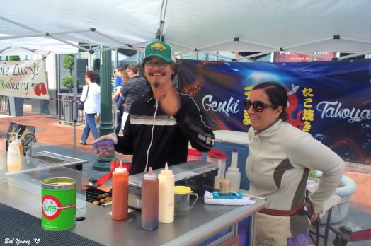 Rhett Atagi and Christy Beavers.