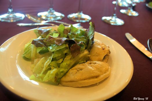 Empanadas pared with Colome Torrontes Wine (Argentina)