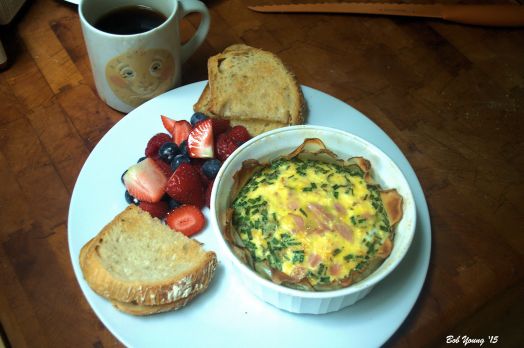 Potato Basket Eggs Acme Bake Shop Toasted Sourdough  Fresh Fruit Compote
