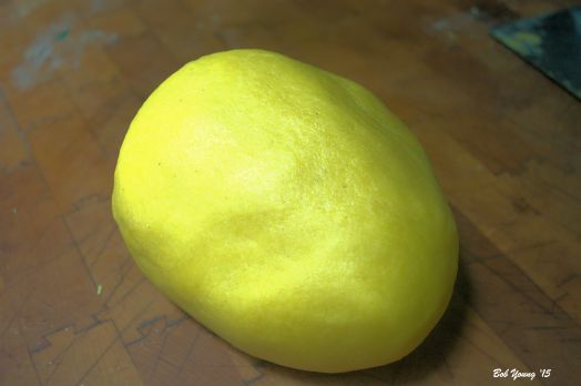 The pastry dough is kneaded and ready to rest for at least 1 hour.