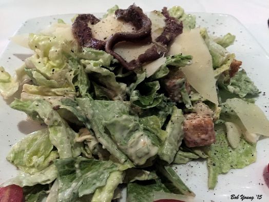 Superb Caesar Salad with Tellicherry Pepper. 