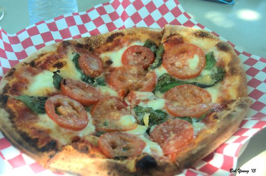 Fresh Tomato and Basil Pizza!