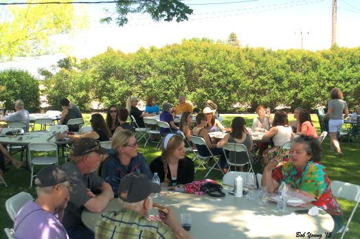 There was a great crowd at this release party.