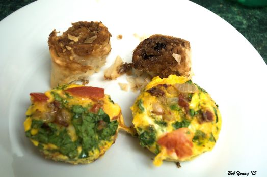 Egg Souffle Cinnamon Raisin Pastries The pastries call for puff pastry, not phyllo. These flaked way too much and did not raise to fill the cupcake molds. I will make again and use puff pastry.